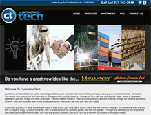 Tablet Screenshot of contractortechproducts.com